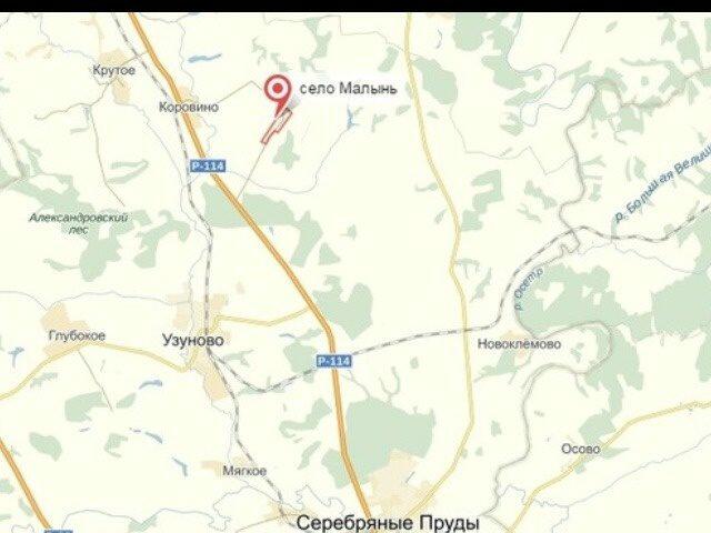 Карта серебряные пруды