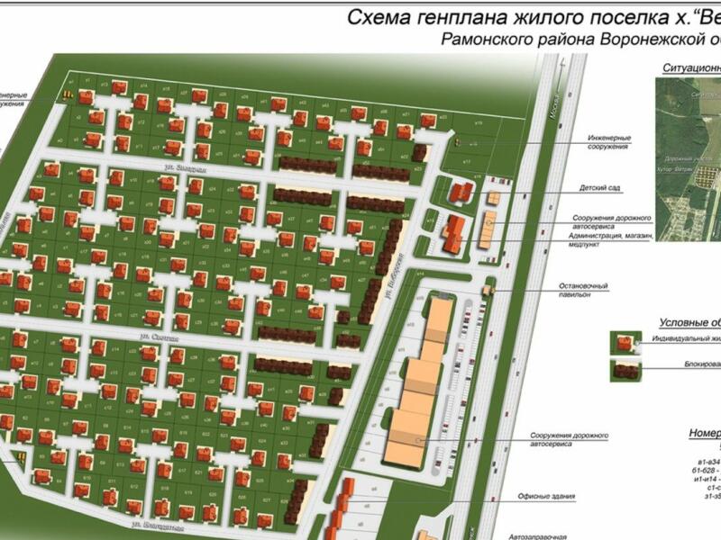 План застройки новой усмани