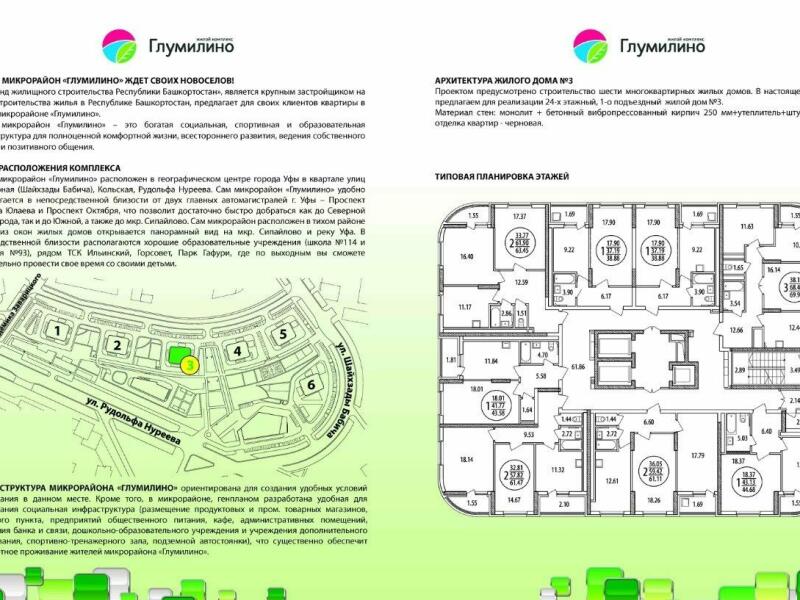 Проект планировки глумилино 2