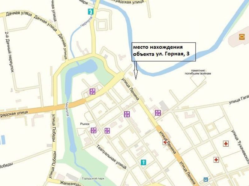 Черняховск Горная улица. Карта Черняховска ул. Горная на карте.