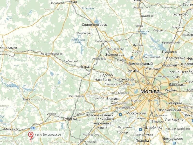 Карта новопетровское московская область