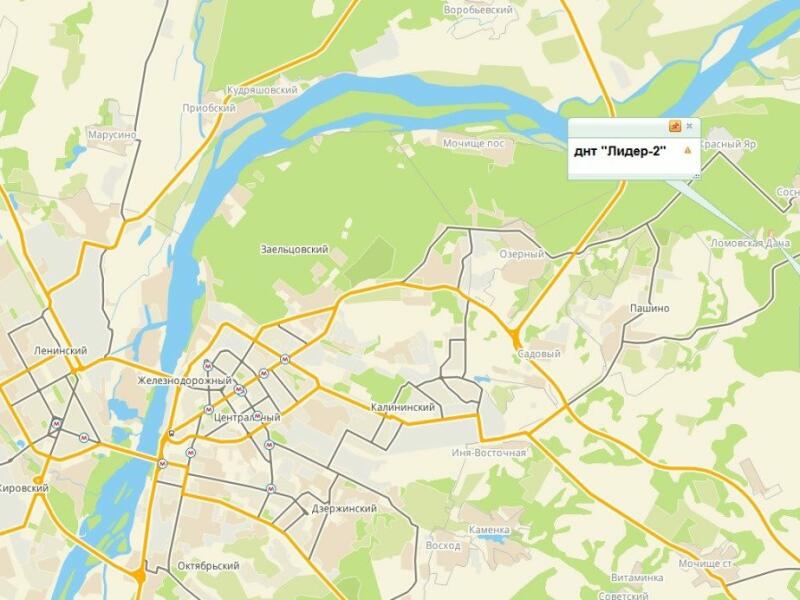 Новосибирск пашино карта