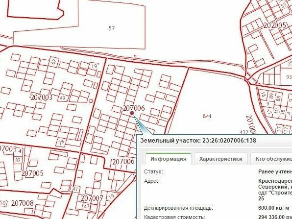 Карта поселка афипского