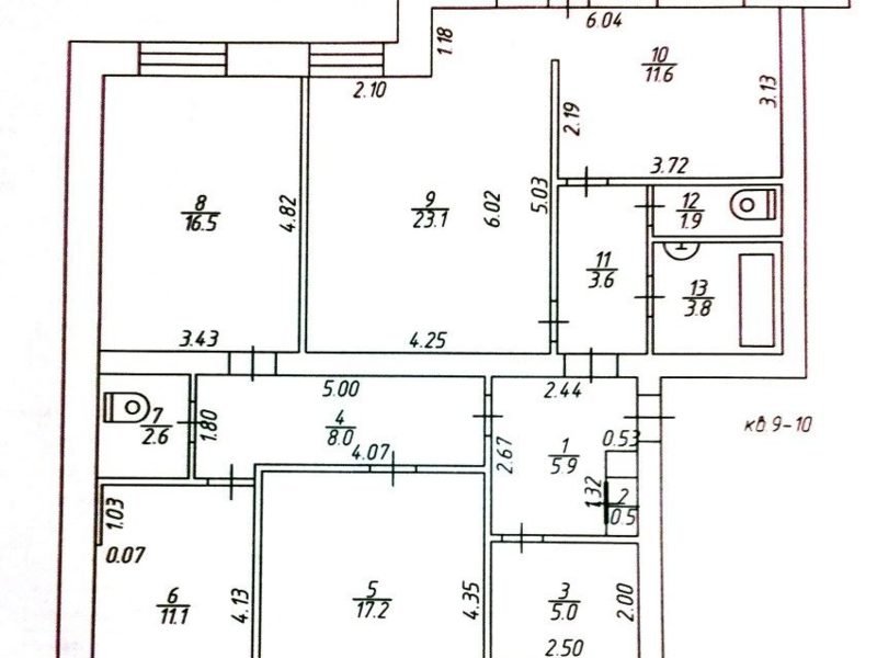 План 3 комнатной квартиры в Набережных Челнах 50/01. 4 комнатные квартиры набережные челны